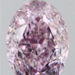 1.16ct Oval Natural Diamond (Colour Fancy Purplish Pink, Clarity VS1, GIA Certified)